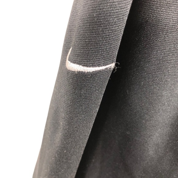 Nike Golf Mens Dri Fit Black 1/4 Zip Mock Neck Pull Over Long Sleeve Shirt XL - Picture 4 of 5